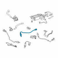 OEM 2015 Lexus RX450h Sensor, Air Fuel Ratio Diagram - 89467-0E130