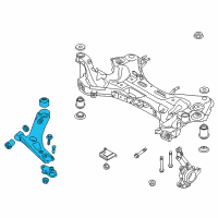 OEM Kia Sportage Arm Complete-Front Lower Diagram - 545013W500