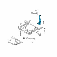 OEM BMW Left Carrier Diagram - 31-21-6-869-869