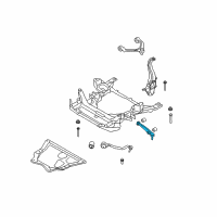 OEM BMW X6 Bottom Rubber Mount Wishbone, Left Diagram - 31-12-6-771-893