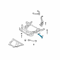 OEM 2012 BMW X6 Bottom Rubber Mount Wishbone, Left Diagram - 31-12-6-771-893