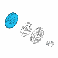 OEM 2013 Ford Fusion Flywheel Diagram - AV6Z-6477-D