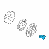 OEM 2014 Ford Fusion Hub & Bearing Diagram - DG9Z-7A564-B
