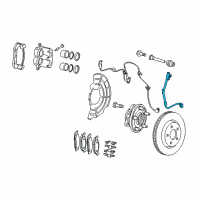 OEM 2008 Jeep Commander Hose-Brake Diagram - 52089258AC