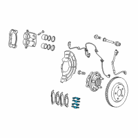 OEM 2009 Jeep Grand Cherokee SLIPPER-CALIPER Diagram - 5143700AA