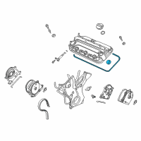 OEM 2003 Acura MDX Gasket Set, Head Cover Diagram - 12030-RYE-A01