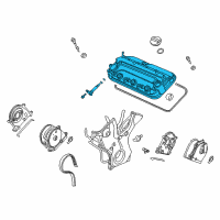 OEM Honda Accord Cover, FR. Cylinder Head Diagram - 12310-RCA-A03