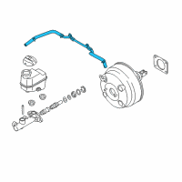 OEM Hyundai Genesis Hose Assembly-Brake Booster Vacuum Diagram - 59130-3M000