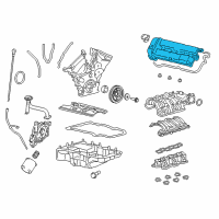 OEM 2010 Mercury Mariner Valve Cover Diagram - 9L8Z-6582-E