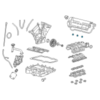 OEM 2009 Mercury Mariner Valve Cover Seal Diagram - 9L8Z-6C527-A