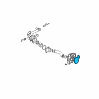 OEM Saturn Water Pump Gasket Set Diagram - 24439799