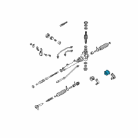 OEM 1998 Kia Sephia Rubber-Mounting Tube Diagram - 0K2A232124