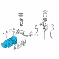 OEM 2006 Dodge Ram 3500 Fuel Tank Diagram - 52121748AA