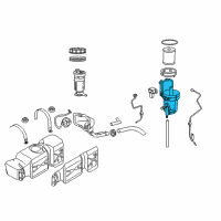 OEM 2007 Dodge Ram 3500 Housing-Fuel Filter Diagram - 5143543AB