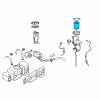 OEM Dodge FILTR Pkg-Fuel Diagram - 68001914AB