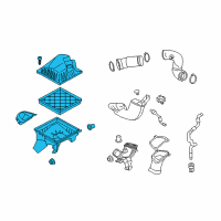 OEM 2015 Buick Verano Air Cleaner Body Diagram - 13469772