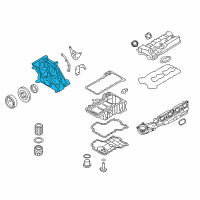 OEM 2012 BMW M6 Timing Case Cover, Bottom Diagram - 11-14-8-483-795