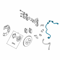 OEM Dodge Stratus Sensor-Anti-Lock Brakes Diagram - MR370933