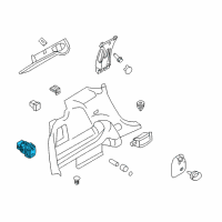 OEM 2007 Lincoln MKX Seat Switch Diagram - CT4Z-14C715-AA