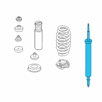 OEM BMW 135i Rear Shock Absorber Diagram - 33-52-6-782-860