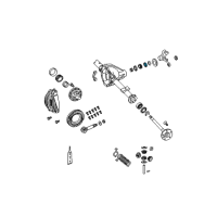 OEM 2004 Jeep Grand Cherokee Seal-Drive PINION Diagram - 5072265AB