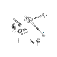 OEM 2006 Dodge Ram 1500 Wheel Stud Diagram - 5137589AA