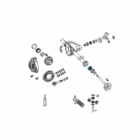 OEM 2006 Dodge Ram 1500 Bearing-Axle Shaft Diagram - 5137586AA