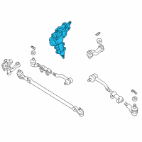 OEM 2000 Nissan Frontier Gear Assy-Power Steering Diagram - 49200-9Z001