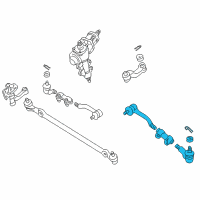 OEM 2003 Nissan Frontier Rod Kit-Tie, L Diagram - 48630-8B425