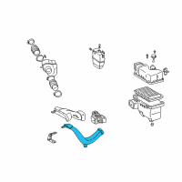 OEM 2008 Toyota Solara Inlet Duct Diagram - 17751-AA010