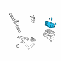 OEM Toyota Camry Cover Diagram - 17705-0A140