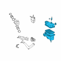 OEM 2002 Lexus ES300 Cleaner Assy, Air W/Element Diagram - 17700-0A180