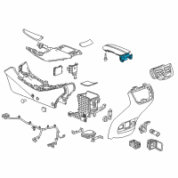 OEM Chevrolet Malibu Hinge Diagram - 84642552