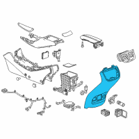 OEM 2018 Chevrolet Malibu Rear Panel Diagram - 84138567