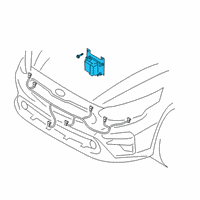 OEM 2021 Kia Forte Unit Assembly-Front RADA Diagram - 99110M6000