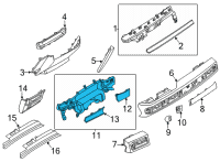 OEM 2022 Lincoln Nautilus PANEL - INSTRUMENT Diagram - MA1Z-58044D70-LA
