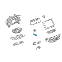 OEM 2018 Chevrolet Equinox Hazard Switch Diagram - 13409820