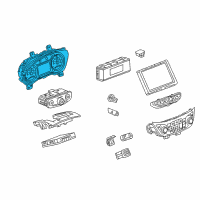 OEM 2018 Chevrolet Equinox Cluster Diagram - 84404404