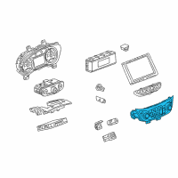 OEM 2019 Chevrolet Equinox Heater Control Diagram - 84422503