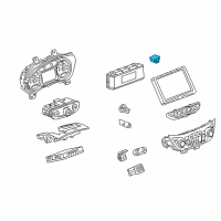 OEM 2021 Chevrolet Corvette Sentinel Sensor Diagram - 13529378