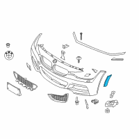 OEM 2016 BMW M3 Side Marker Light, Left Diagram - 63-14-7-848-581