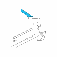 OEM 2005 Chrysler Sebring Molding-Windshield GARNISH Diagram - UF30DX9AC