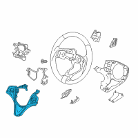 OEM Acura TLX Switch Assembly, Steering, Comm Diagram - 35880-TZ3-A01