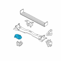 OEM 2003 Ford Explorer Motor Mount Bracket Diagram - 5L2Z-6031-BA