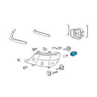 OEM Dodge Socket-Lamp Diagram - 5103769AA