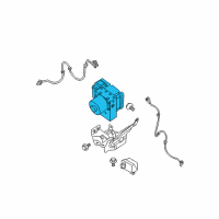 OEM Nissan Frontier Anti Skid Actuator Assembly Diagram - 47660-ZL41B