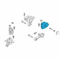 OEM 2017 Kia Optima BRACKET ASSY-TRANSMI Diagram - 21830D4400