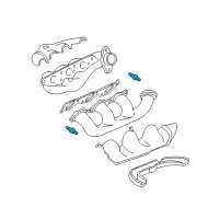 OEM 2000 Chevrolet Impala Manifold Stud Diagram - 24502332