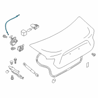 OEM 2014 Scion FR-S Release Cable Diagram - SU003-01406