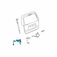 OEM Toyota Cylinder & Keys Diagram - 69055-35100